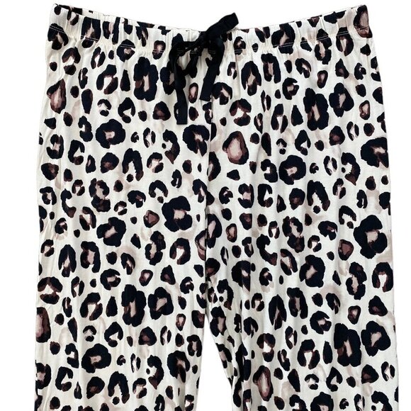 Stars Above Womens Leopard Animal Print Top and Pants Pajama Set 1X, 2X, 3X, 4X - Picture 6 of 15